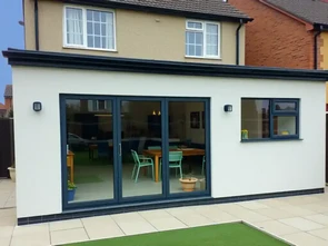 Detached house kitchen extension Bangor