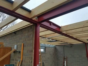 North Down Wall Removal and Steel beam installation