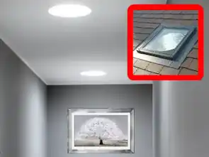 Light Tunnel - sun tubes fitted in dark hallway in Bangor